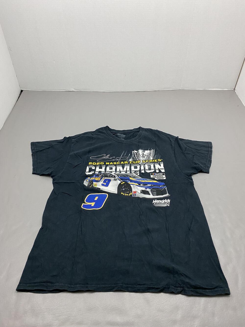 Hendrick Motorsports Shirt Mens L Black 2020 NASCAR Champion #9 NAPA Graphic